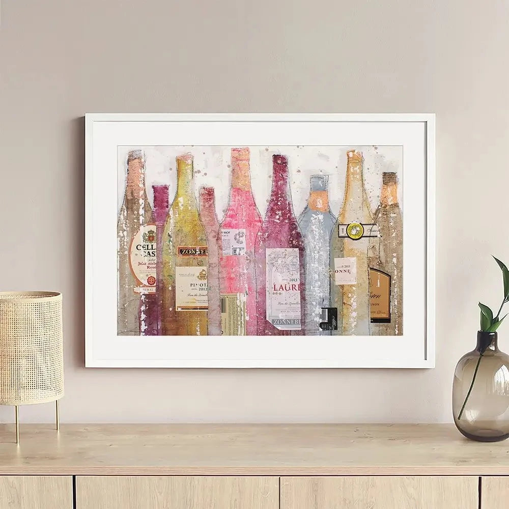 Rosé Framed Art Print Rosé Framed Art Print wall art product Studio Paint-Ing