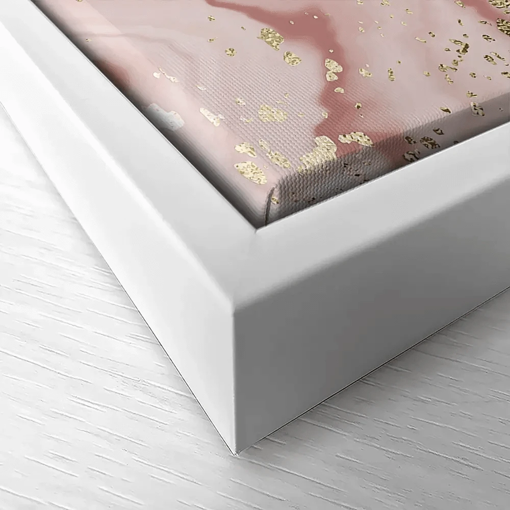 Rose Marble Speckles Canvas Print Rose Marble Speckles Canvas Print wall art product NikaMooni / Shutterstock