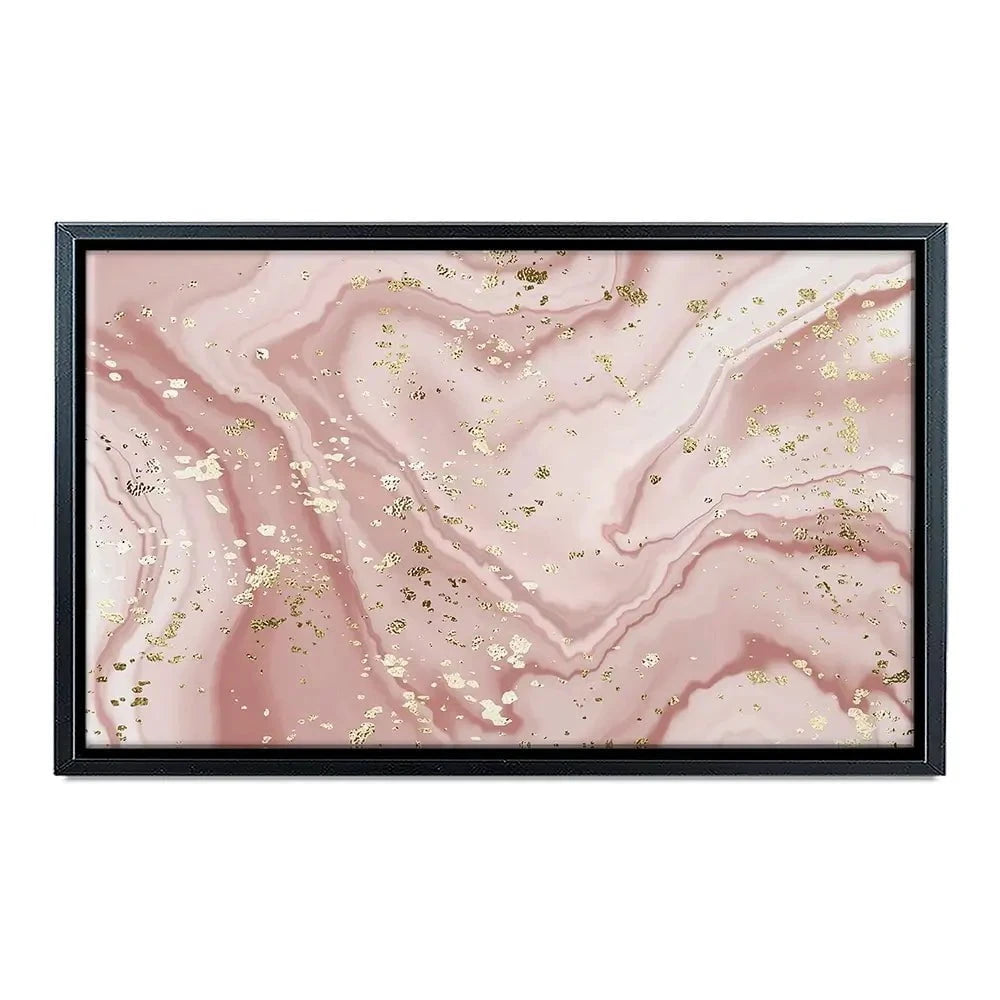 Rose Marble Speckles Canvas Print Rose Marble Speckles Canvas Print wall art product NikaMooni / Shutterstock