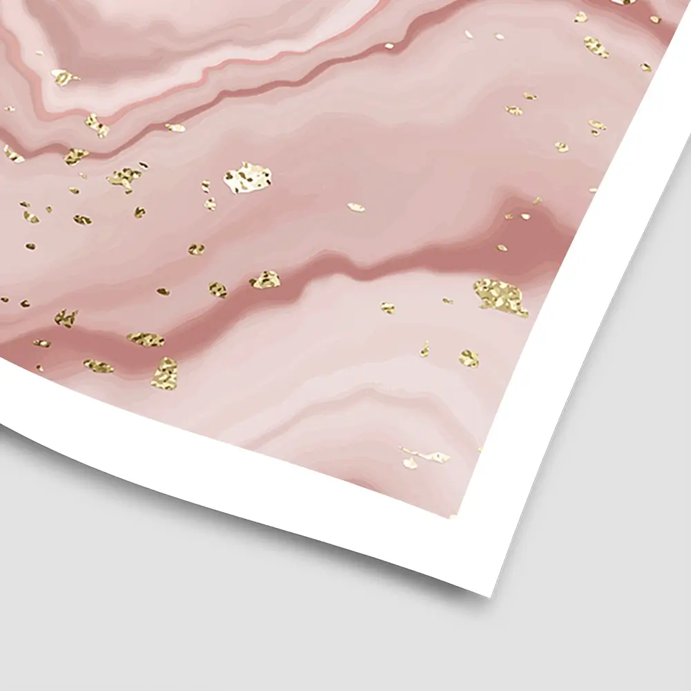 Rose Marble Speckles Square Art Print Rose Marble Speckles Square Art Print wall art product NikaMooni / Shutterstock