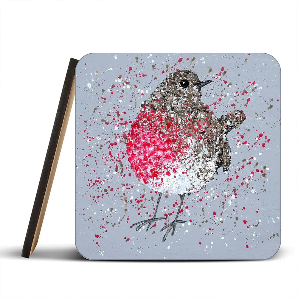 Rosie Robin Coaster Set Rosie Robin Coaster Set wall art product Jo Gough