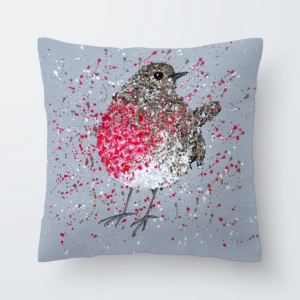 Rosie Robin Cushion Rosie Robin Cushion wall art product Jo Gough