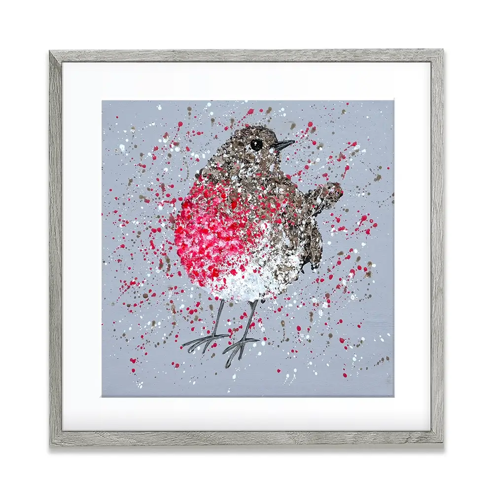 Rosie Robin Square Framed Art Print Rosie Robin Square Framed Art Print wall art product Jo Gough
