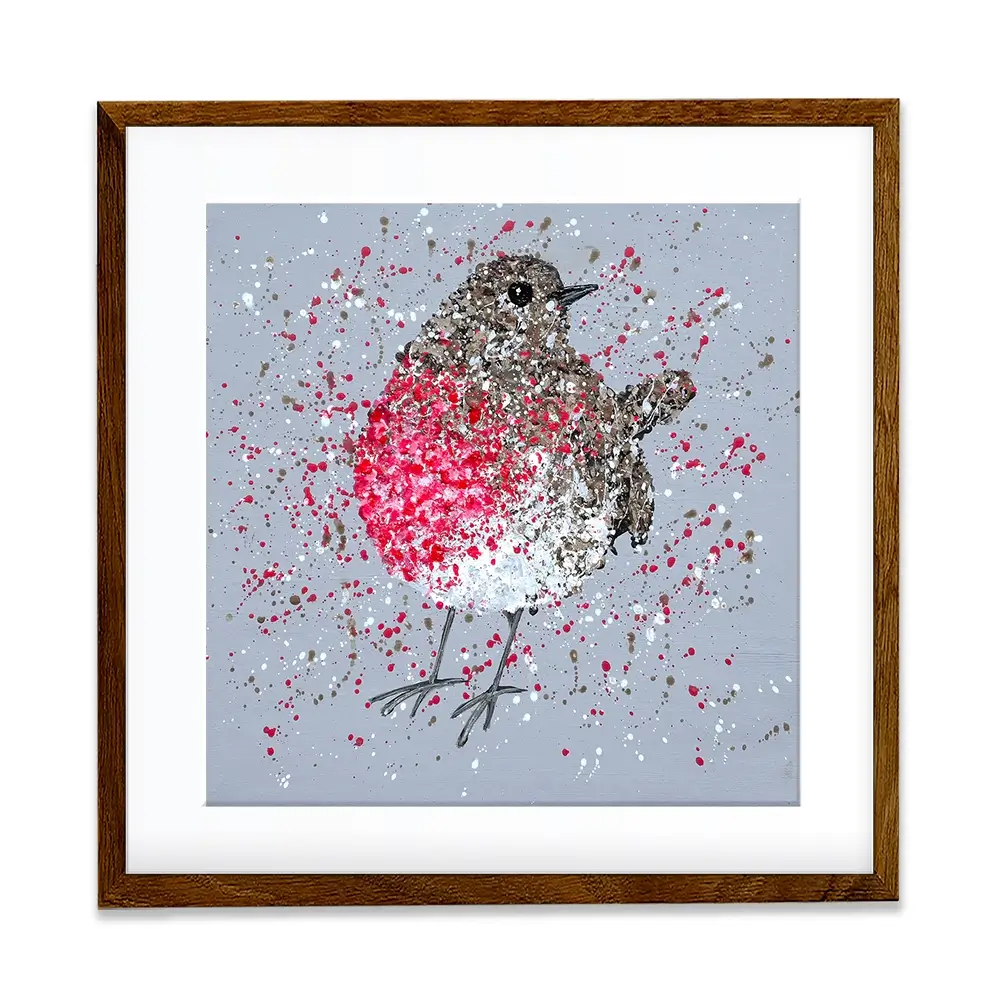 Rosie Robin Square Framed Art Print Rosie Robin Square Framed Art Print wall art product Jo Gough