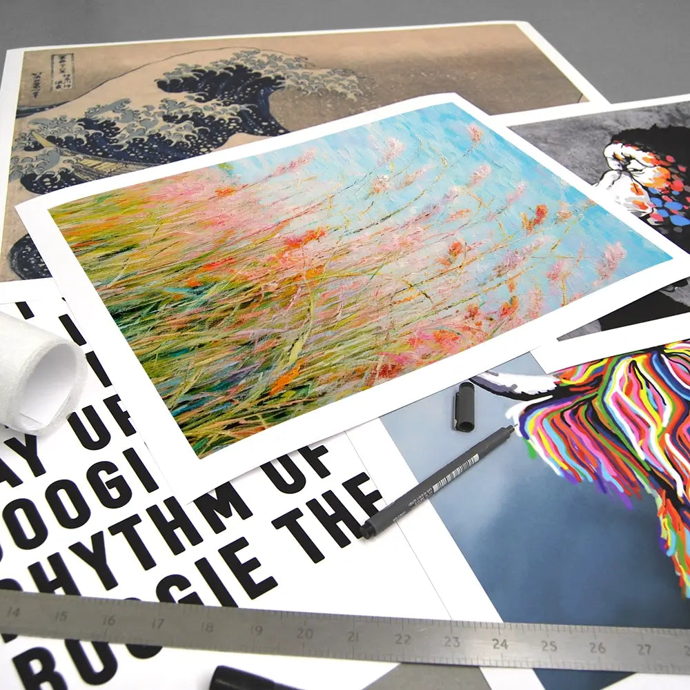 Rough Painted Grass Art Print Rough Painted Grass Art Print wall art product Treechild