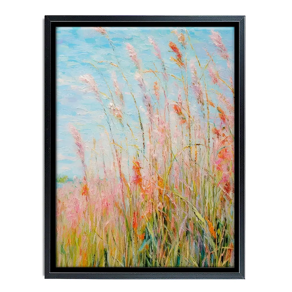 Rough Painted Grass Canvas Print Rough Painted Grass Canvas Print wall art product Treechild