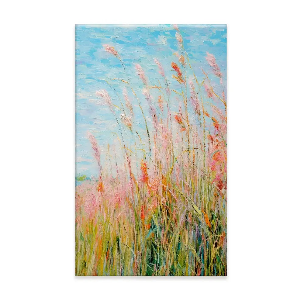 Rough Painted Grass Canvas Print Rough Painted Grass Canvas Print wall art product Treechild