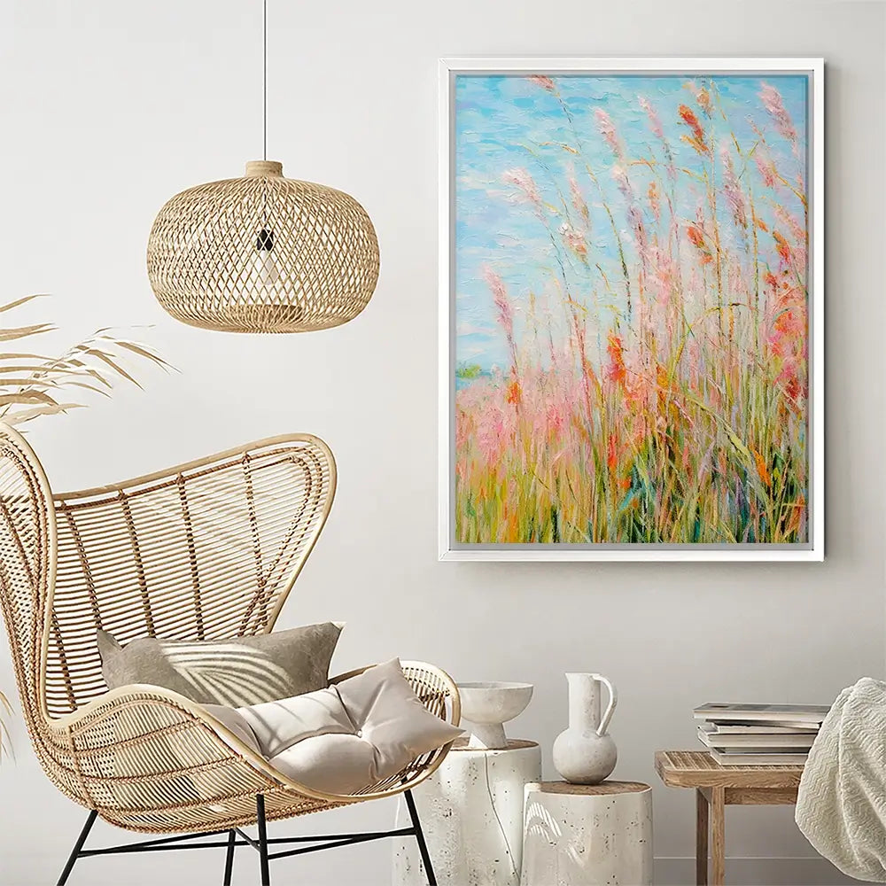 Rough Painted Grass Canvas Print Rough Painted Grass Canvas Print wall art product Treechild