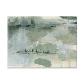 Rowing Eight On The River Canvas Print Rowing Eight On The River Canvas Print wall art product Chromatic Storm Studio