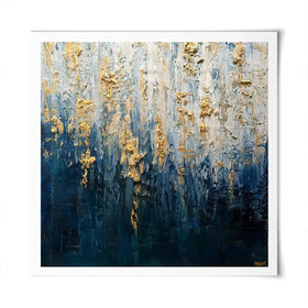 Royal Blue Square Art Print Royal Blue Square Art Print wall art product Osnat Tzadok