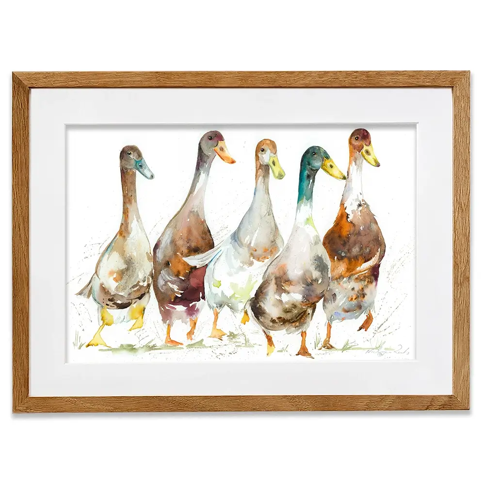 Running Club Framed Art Print Running Club Framed Art Print wall art product Nicola Jane Rowles