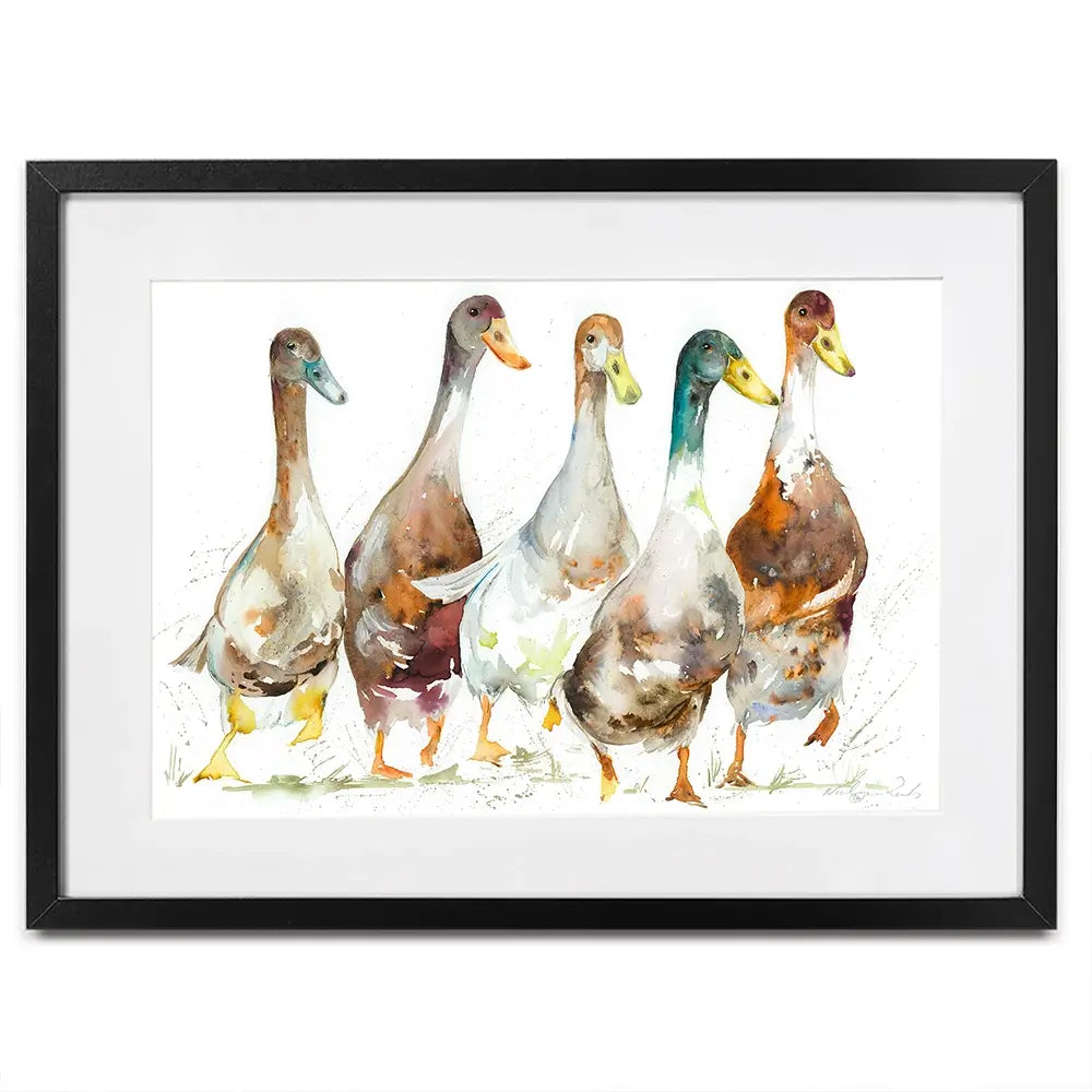 Running Club Framed Art Print Running Club Framed Art Print wall art product Nicola Jane Rowles