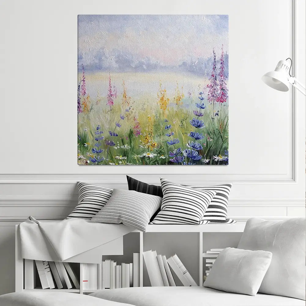 Rural Landscape Square Canvas Print Rural Landscape Square Canvas Print wall art product Yarikart / Shutterstock