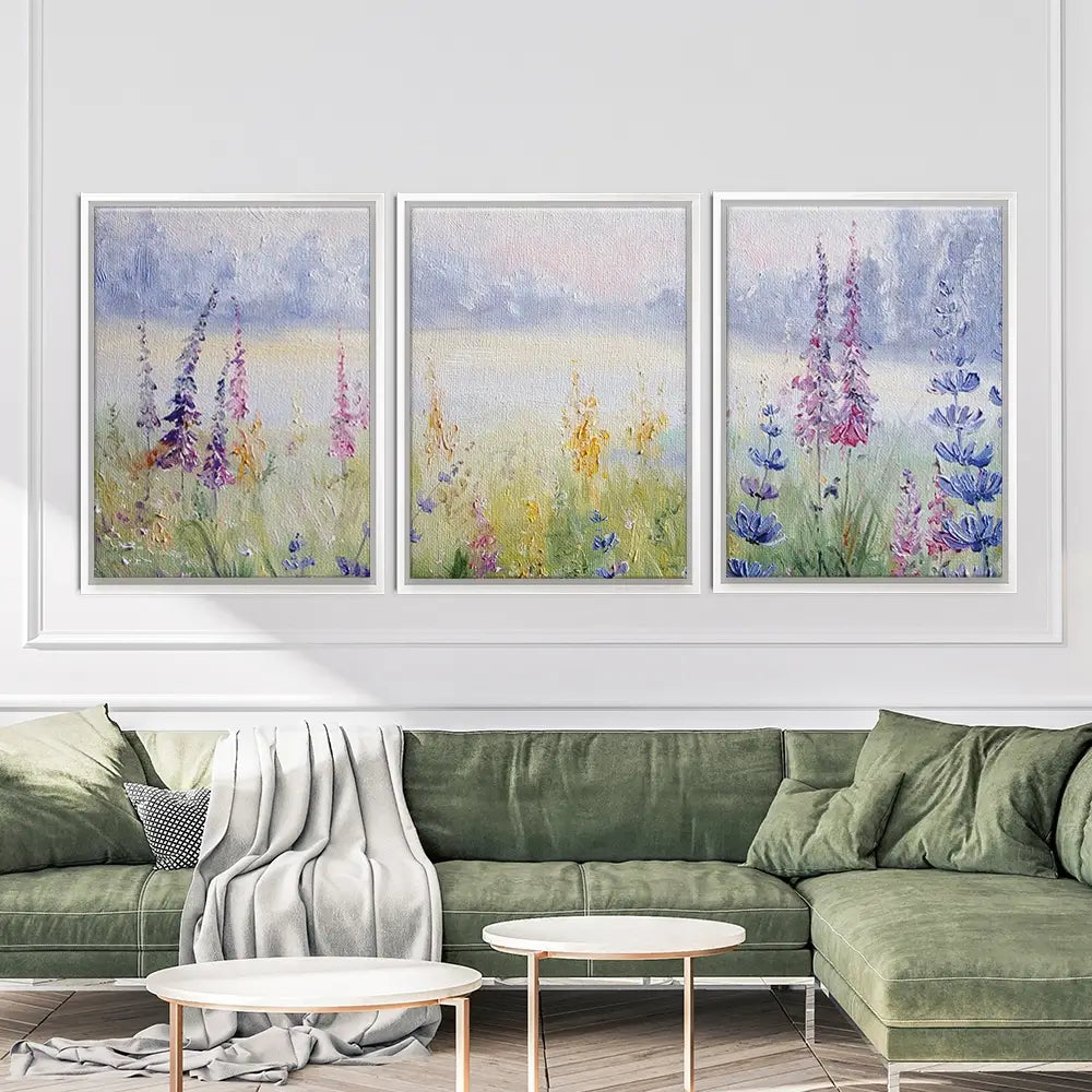 Rural Landscape Trio Canvas Print Rural Landscape Trio Canvas Print wall art product Yarikart / Shutterstock