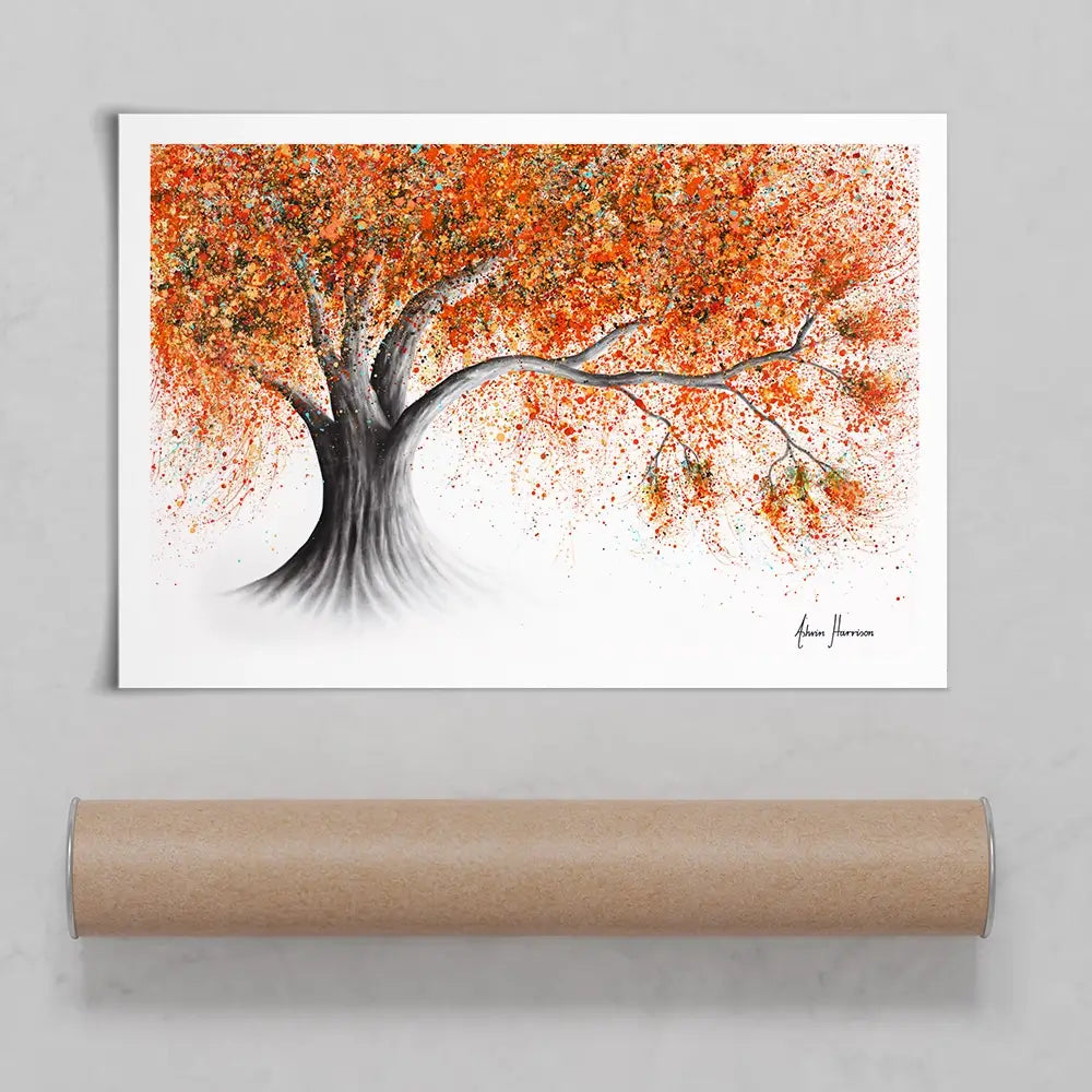 Rusty Sunshine Tree Art Print Rusty Sunshine Tree Art Print wall art product Ashvin Harrison