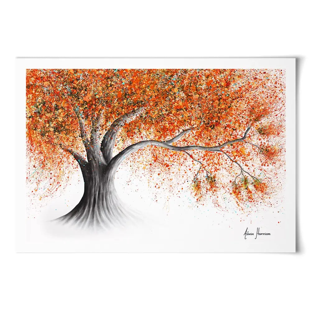 Rusty Sunshine Tree Art Print Rusty Sunshine Tree Art Print wall art product Ashvin Harrison