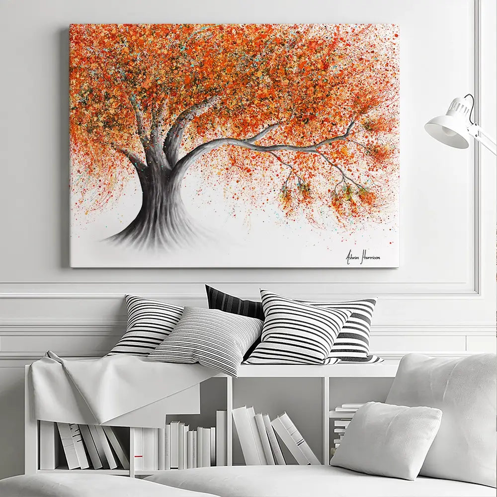 Rusty Sunshine Tree Canvas Print Rusty Sunshine Tree Canvas Print wall art product Ashvin Harrison