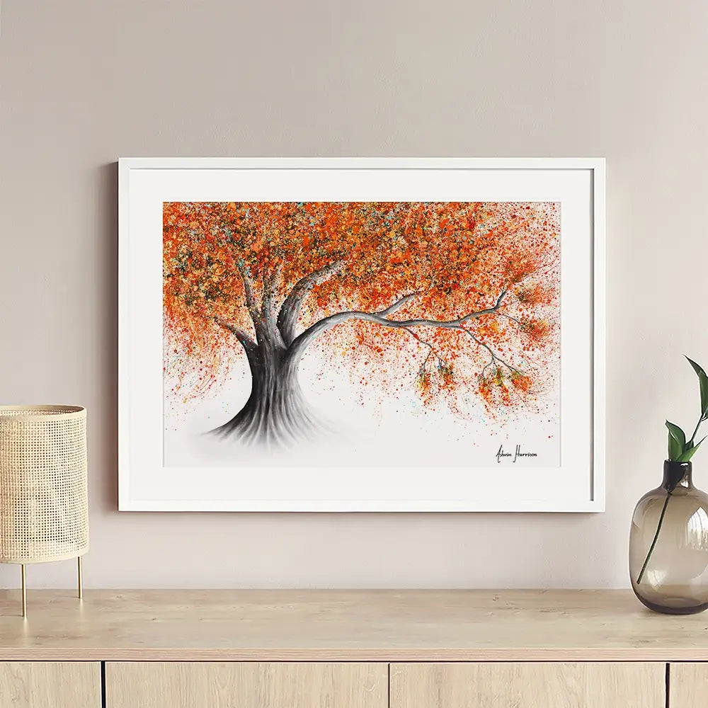 Rusty Sunshine Tree Framed Art Print Rusty Sunshine Tree Framed Art Print wall art product Ashvin Harrison