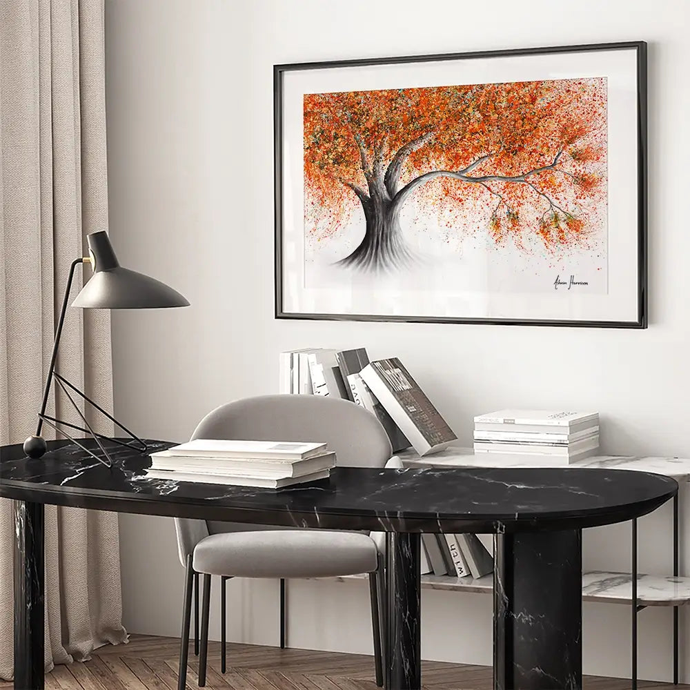 Rusty Sunshine Tree Framed Art Print Rusty Sunshine Tree Framed Art Print wall art product Ashvin Harrison