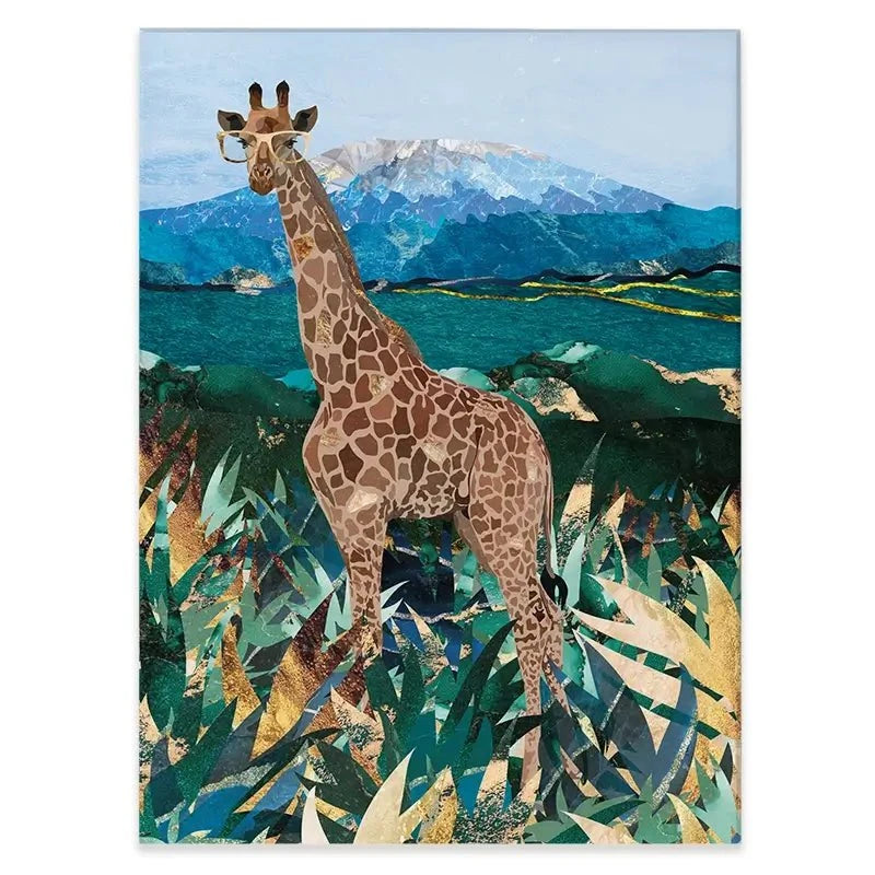 Safari Giraffe Canvas Print Safari Giraffe Canvas Print wall art product Sarah Manovski