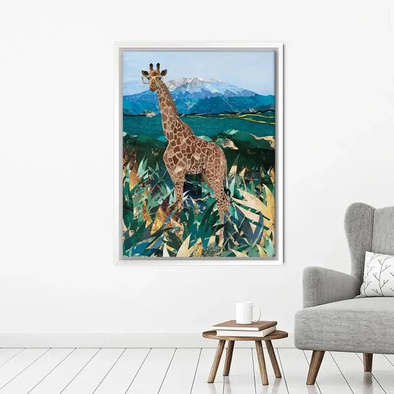 Safari Giraffe Canvas Print Safari Giraffe Canvas Print wall art product Sarah Manovski