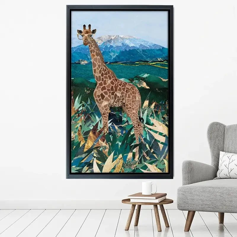 Safari Giraffe Canvas Print Safari Giraffe Canvas Print wall art product Sarah Manovski