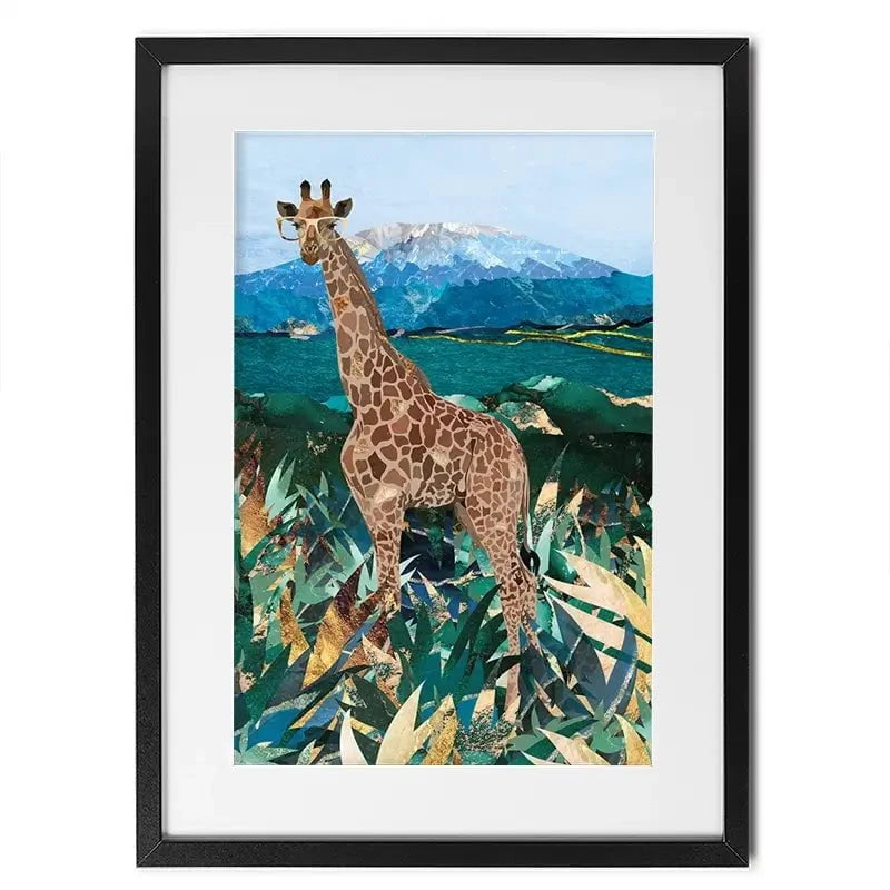 Safari Giraffe Framed Art Print Safari Giraffe Framed Art Print wall art product Sarah Manovski