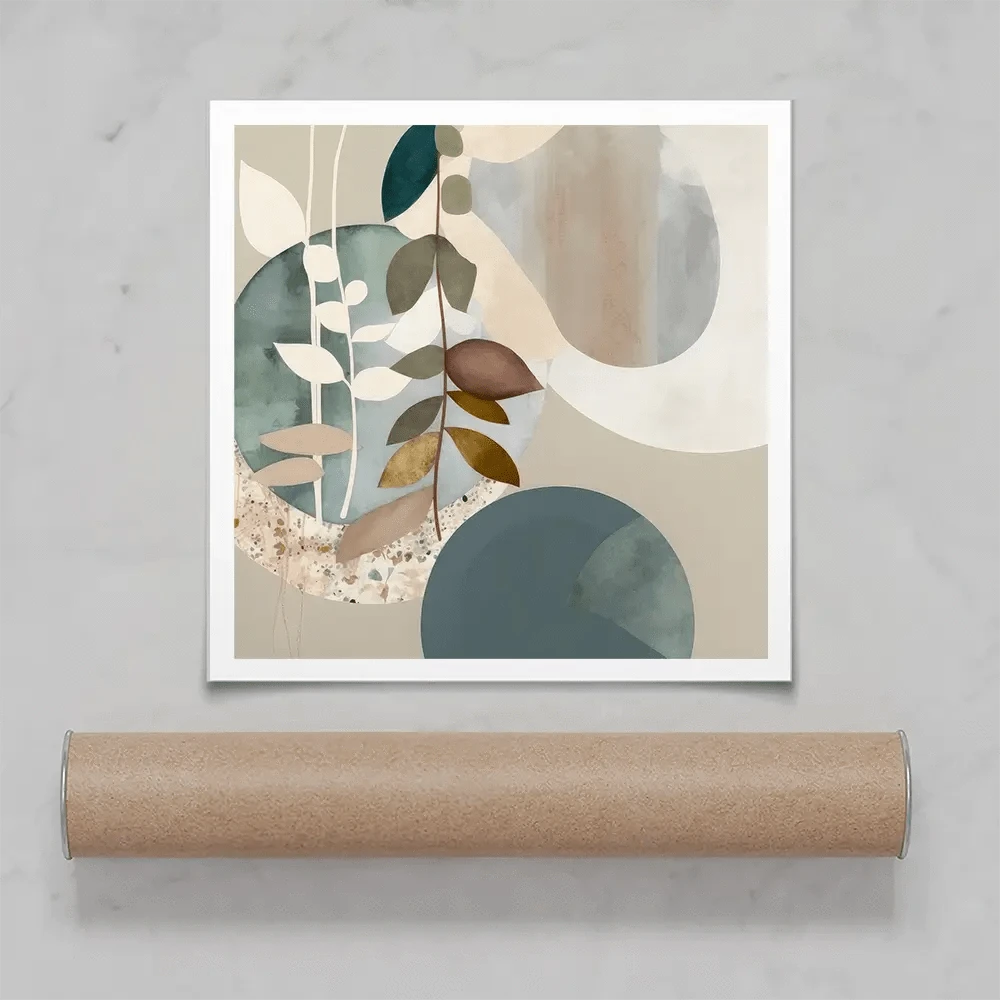 Sage Mod Mirage Square Art Print Sage Mod Mirage Square Art Print wall art product Isabella Karolewicz