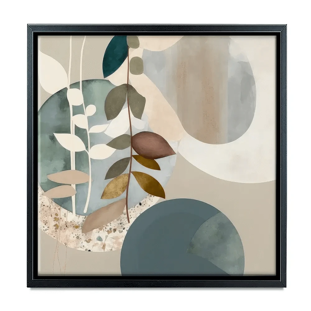 Sage Mod Mirage Square Canvas Print Sage Mod Mirage Square Canvas Print wall art product Isabella Karolewicz