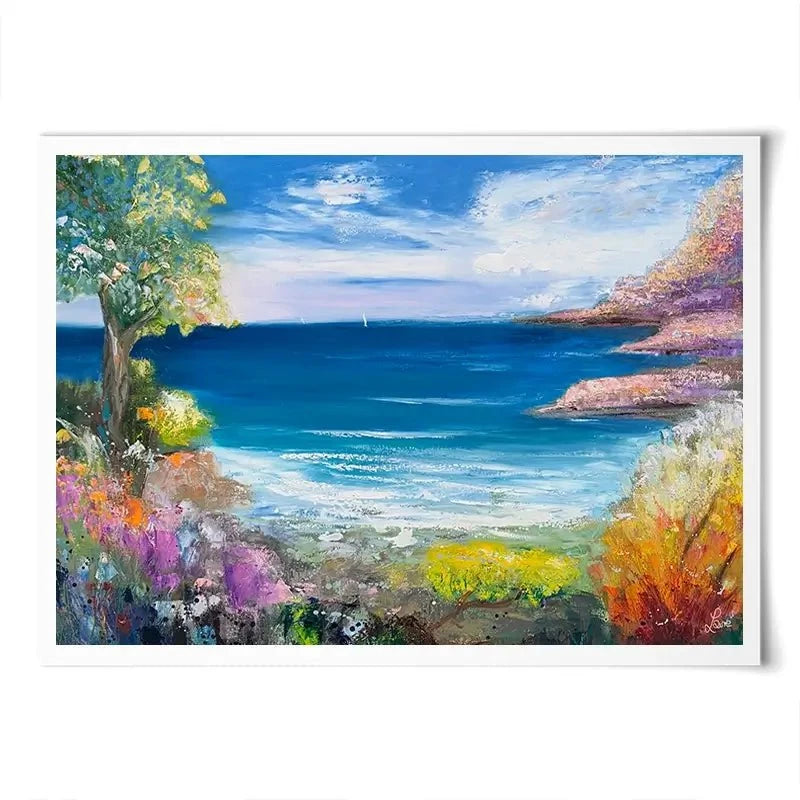 Sail Away Art Print Sail Away Art Print wall art product Laure Bury