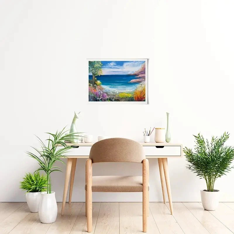 Sail Away Art Print Sail Away Art Print wall art product Laure Bury