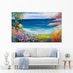 Sail Away Canvas Print Sail Away Canvas Print wall art product Laure Bury