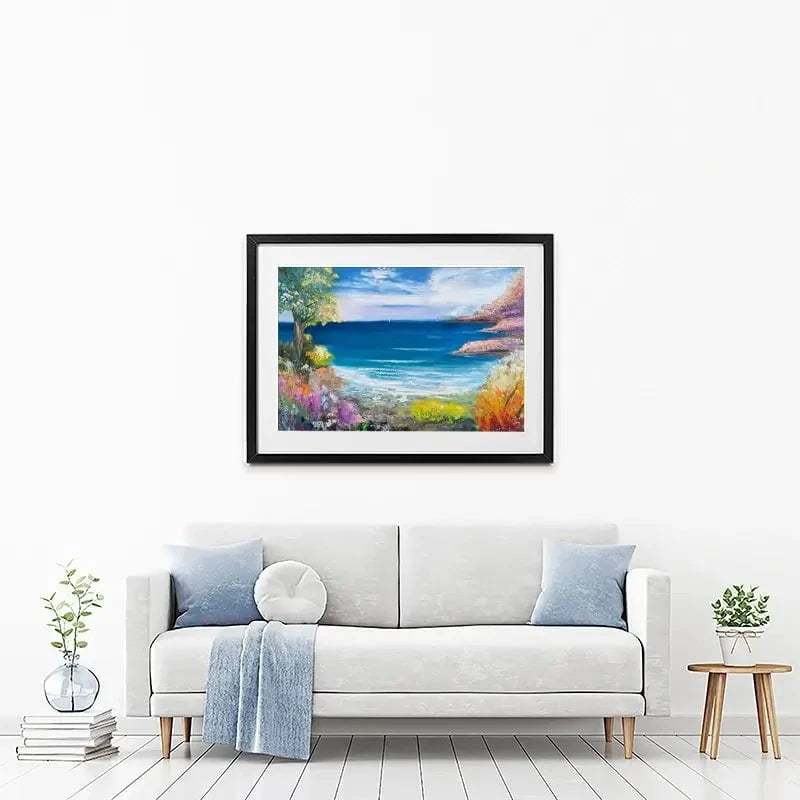 Sail Away Framed Art Print Sail Away Framed Art Print wall art product Laure Bury