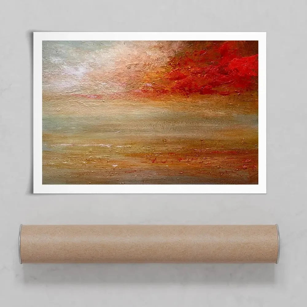 Sailing Beneath A Red Sky Art Print Sailing Beneath A Red Sky Art Print wall art product Craig Askew