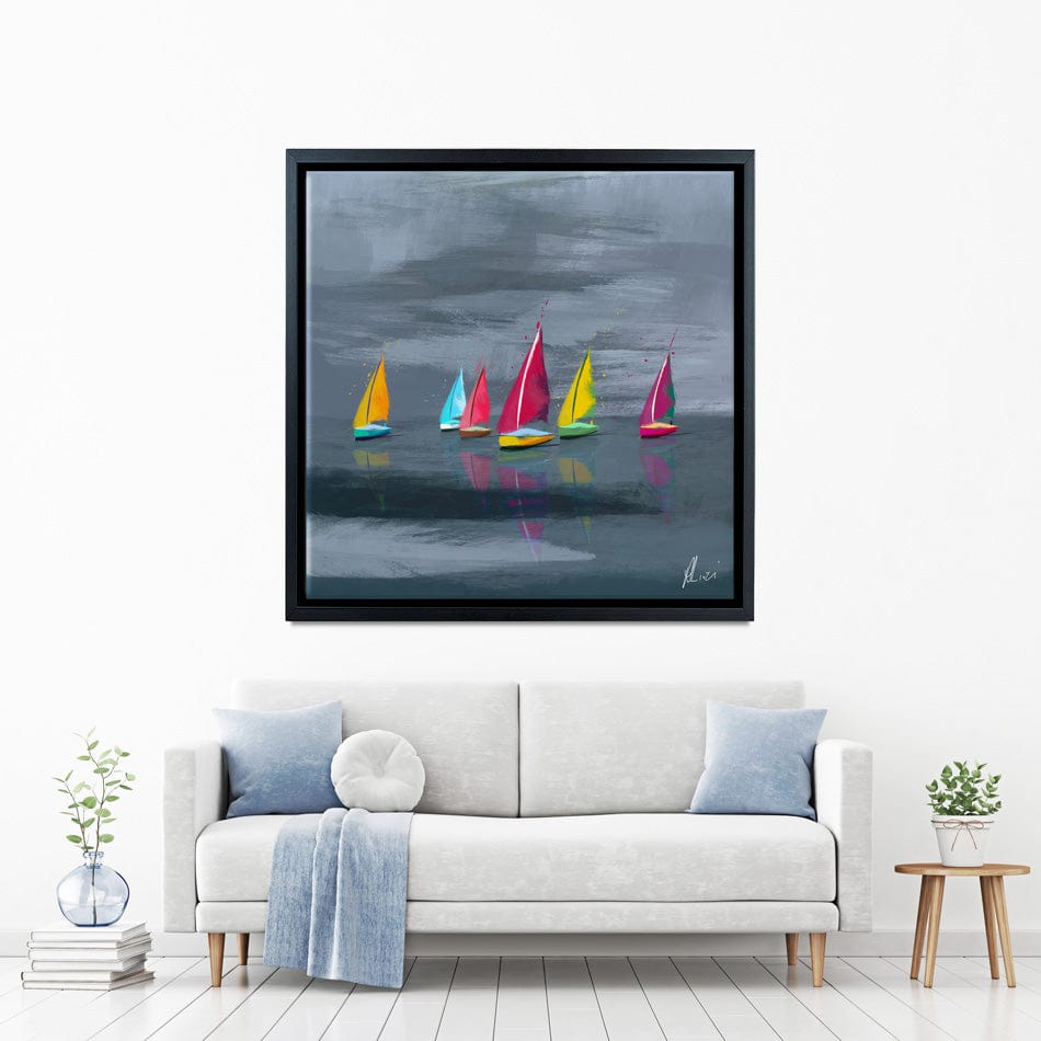 Sailing Canvas Print wall art product Aimee Linzi