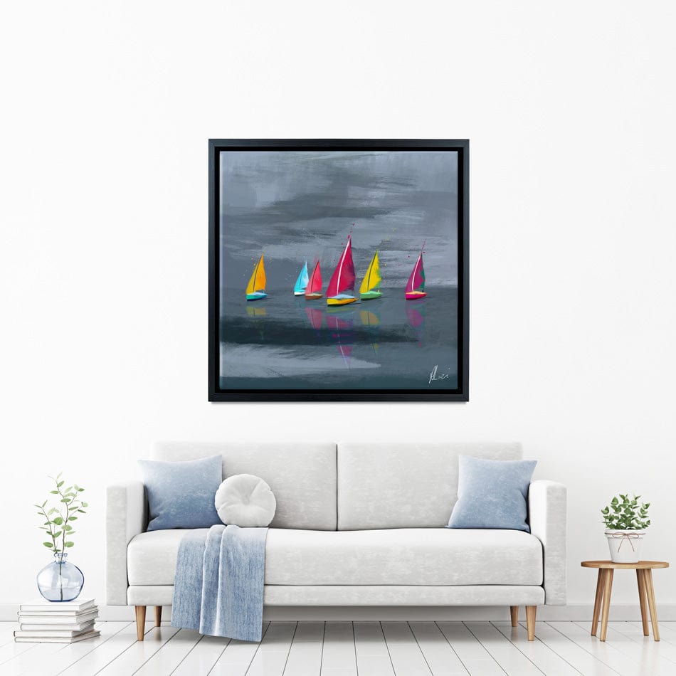 Sailing Canvas Print wall art product Aimee Linzi