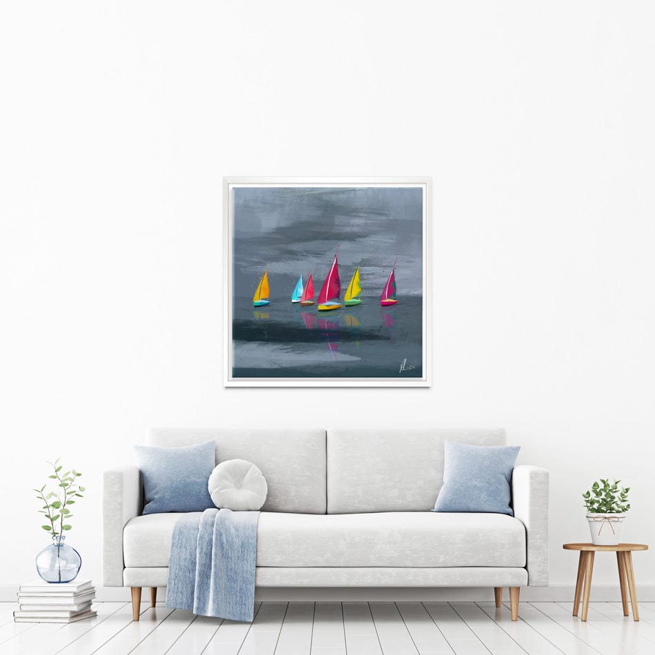 Sailing Canvas Print wall art product Aimee Linzi