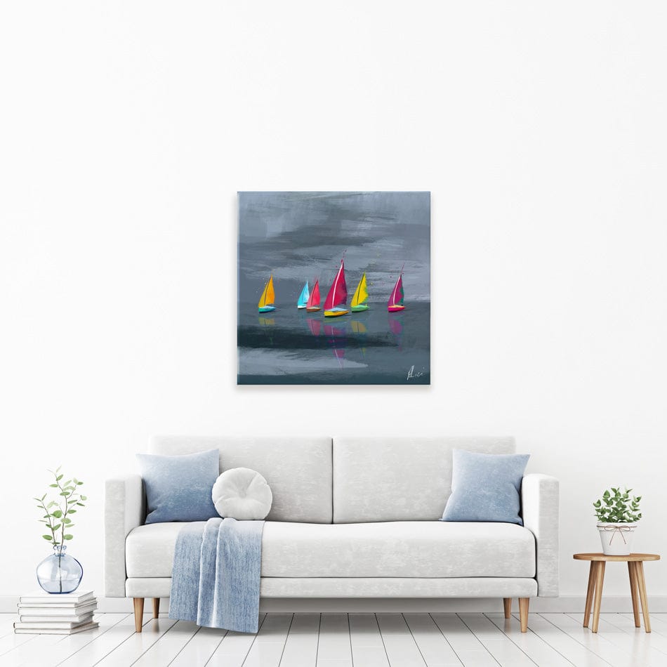 Sailing Canvas Print wall art product Aimee Linzi