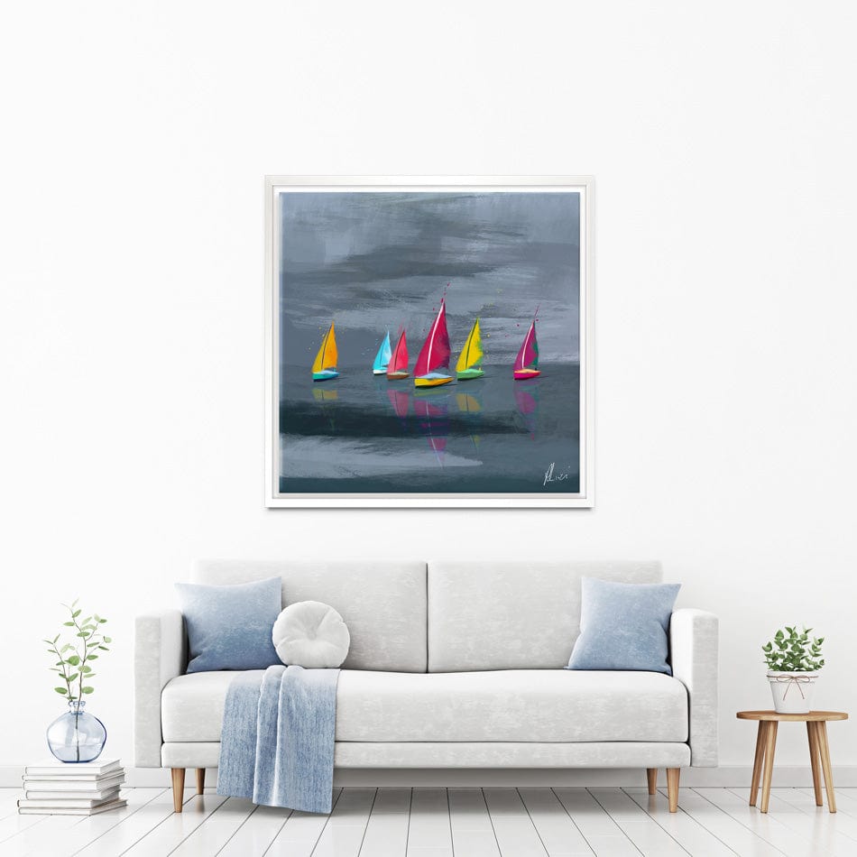 Sailing Canvas Print wall art product Aimee Linzi