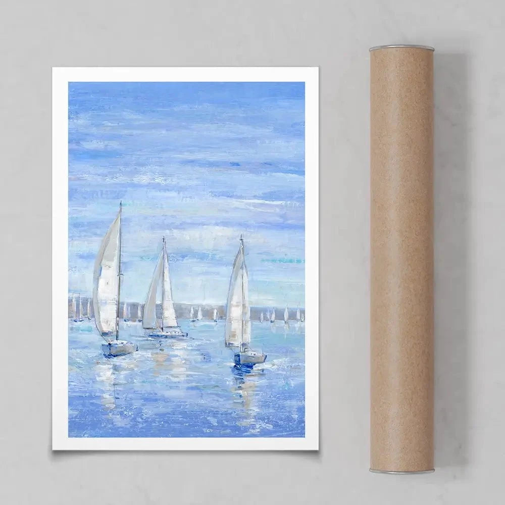 Sailing Close To The Wind Art Print Sailing Close To The Wind Art Print wall art product Tim O'Toole