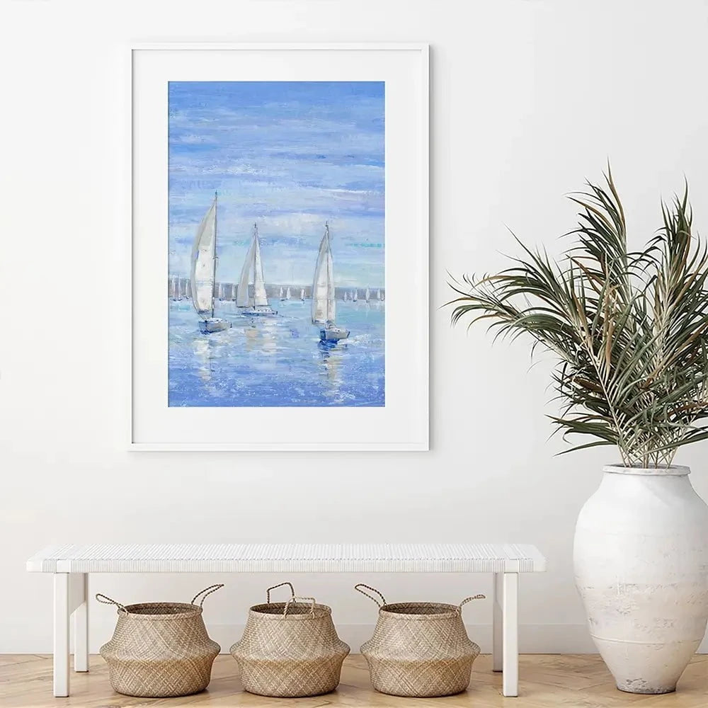 Sailing Close To The Wind Framed Art Print Sailing Close To The Wind Framed Art Print wall art product Tim O'Toole