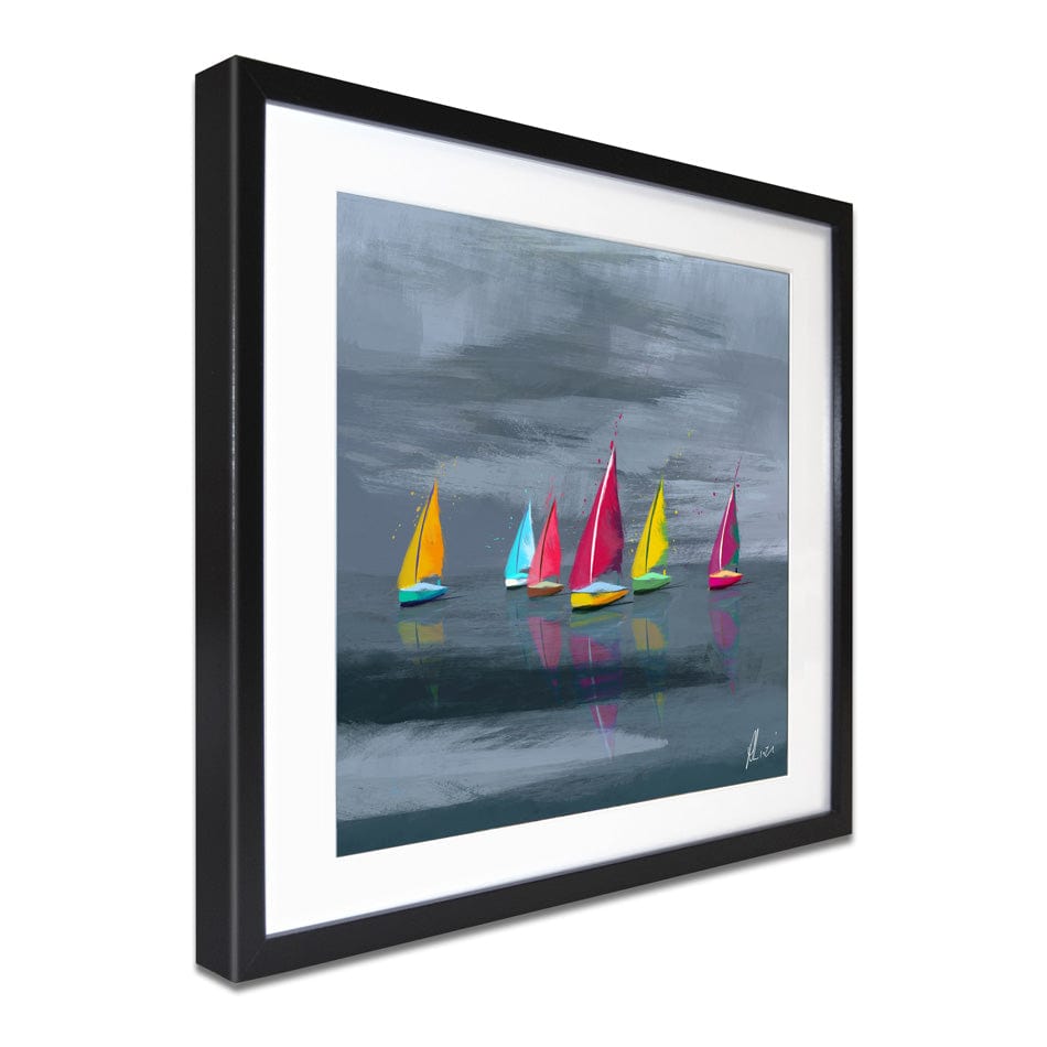 Sailing Framed Art Print wall art product Aimee Linzi