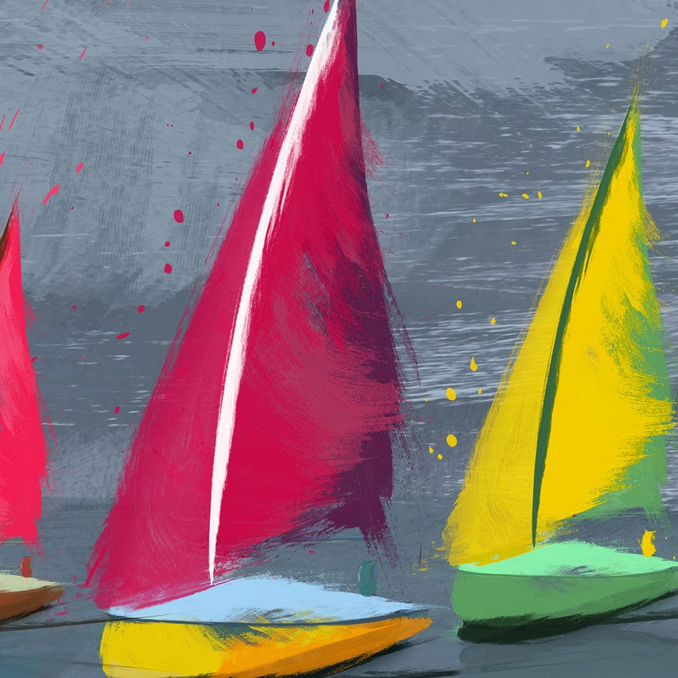 Sailing Framed Art Print wall art product Aimee Linzi