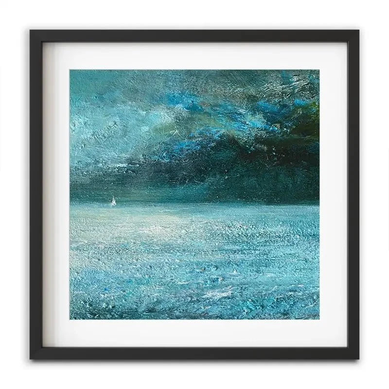 Sailing Into Darkness Framed Art Print Sailing Into Darkness Framed Art Print wall art product Craig Askew