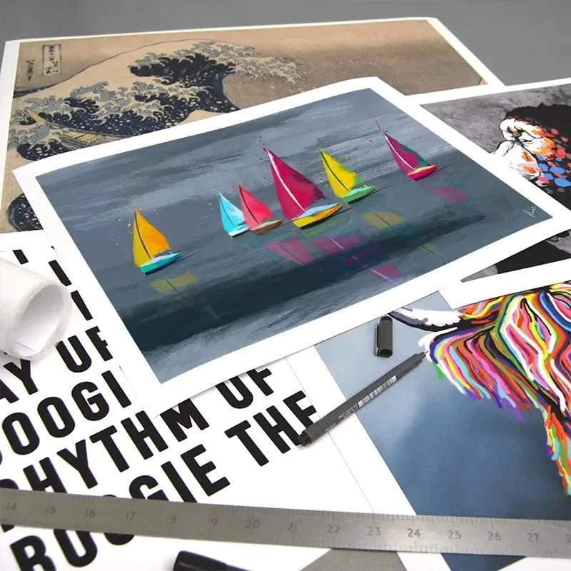 Sailing Landscape Art Print Sailing Landscape Art Print wall art product Aimee Linzi