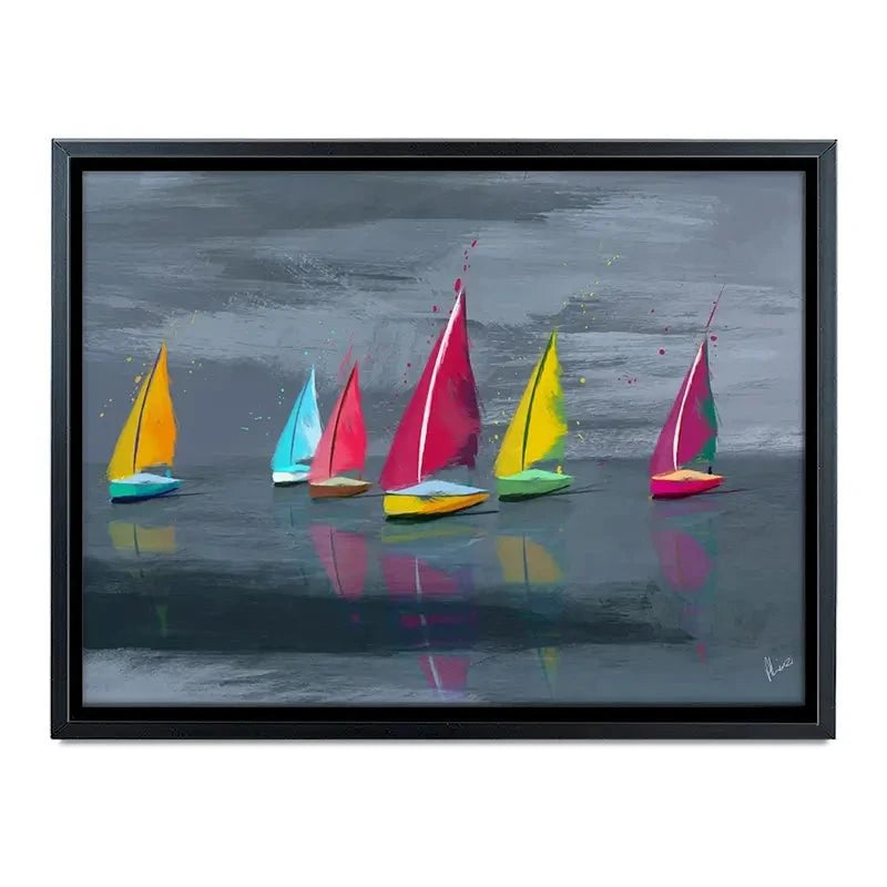 Sailing Landscape Canvas Print Sailing Landscape Canvas Print wall art product Aimee Linzi