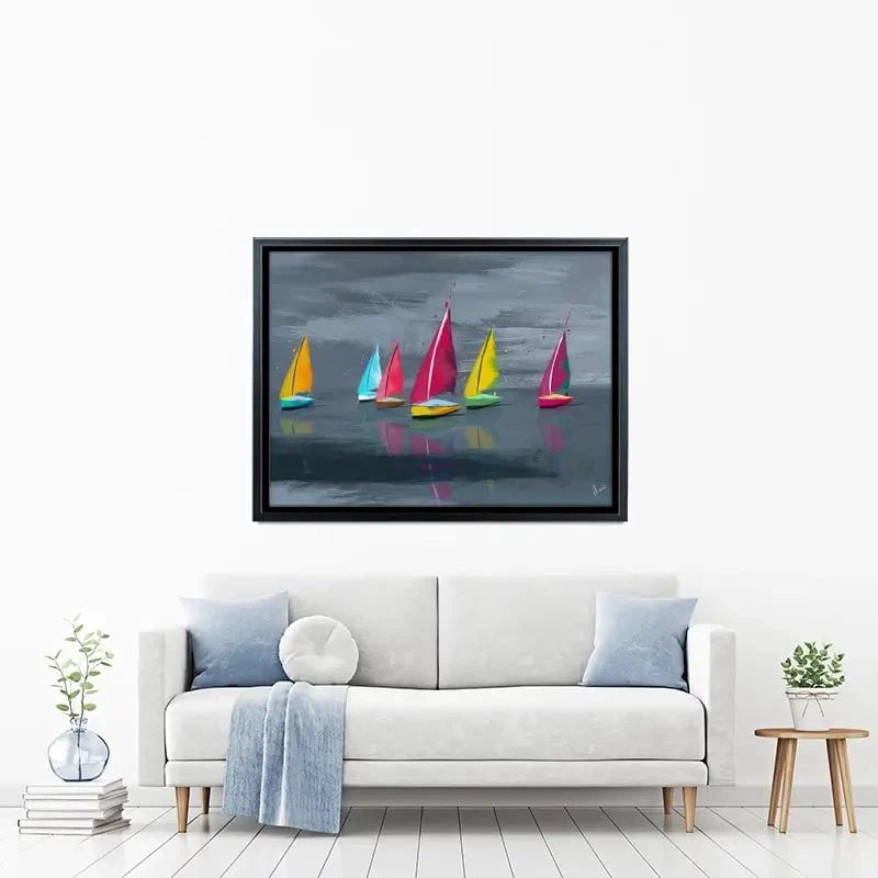 Sailing Landscape Canvas Print Sailing Landscape Canvas Print wall art product Aimee Linzi