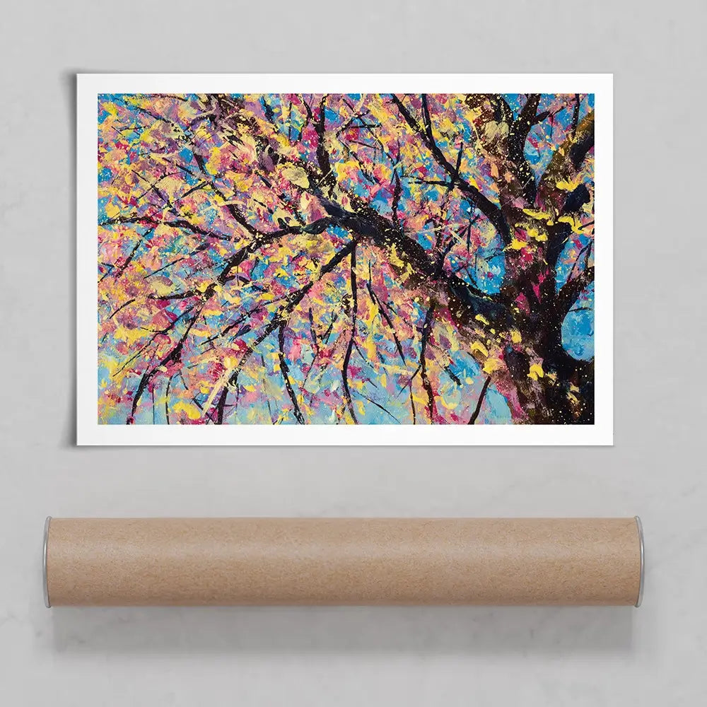 Sakura In Bloom Art Print Sakura In Bloom Art Print wall art product Valery Rybakow / Shutterstock
