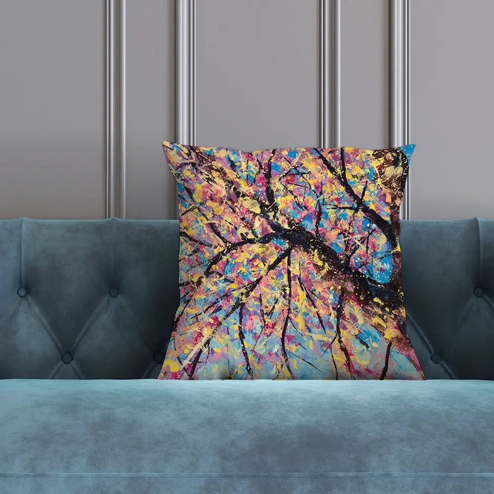Sakura In Bloom Cushion Sakura In Bloom Cushion wall art product Art Print Shop