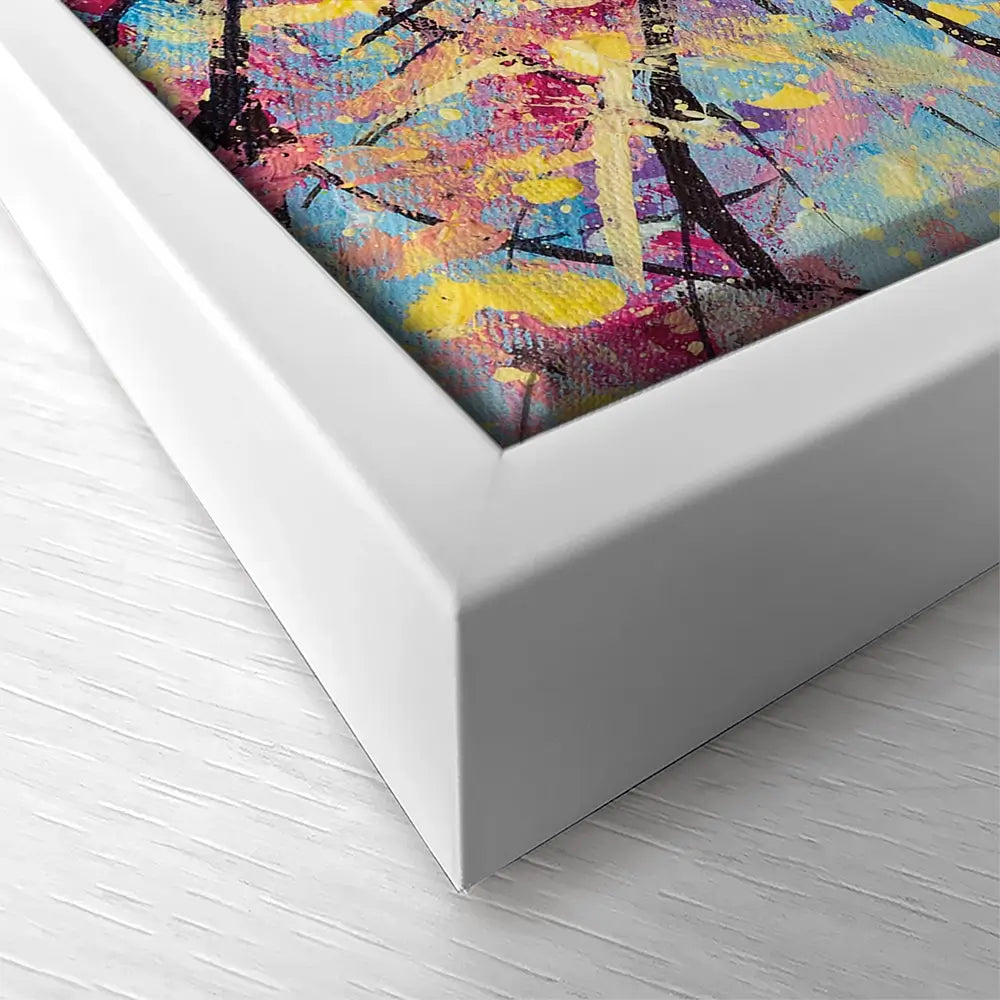 Sakura In Bloom Square Canvas Print Sakura In Bloom Square Canvas Print wall art product Art Print Shop